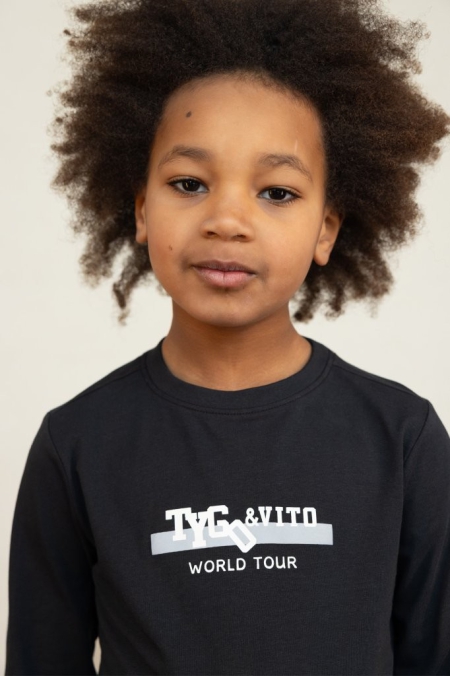 Tygo & Vito longsleeve Mux black (X409-6423-099)