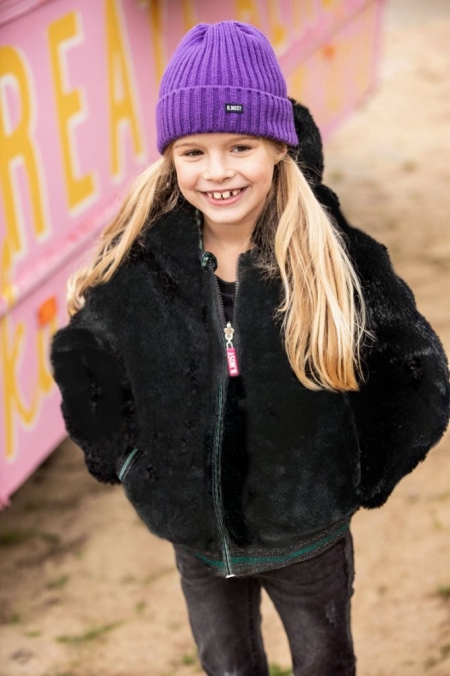 B.Nosy reversible jas zwart groen geruit (Y207-5211-099)