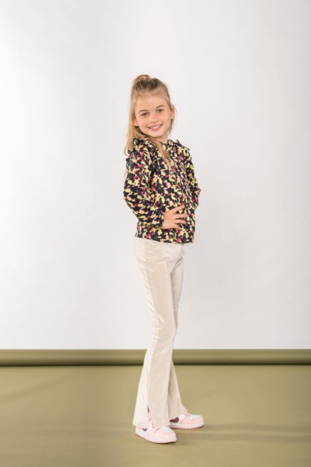 B.Nosy flaired broek Puck ecru (Y408-5627-004)