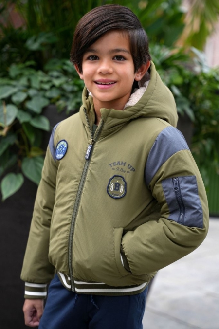 B.Nosy winterjas Joshua hunter green (Y408-6213-381)