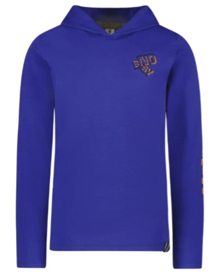 B.Nosy hooded t-shirt Ted royal blue (Y408-6422-117)