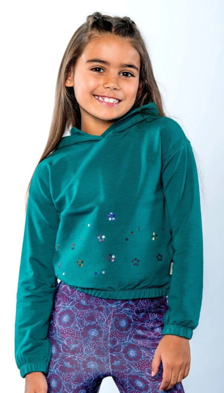 B.Nosy sweater Stella storm green (Y409-5326-386)