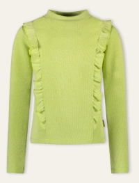B.Nosy longsleeve Tirza sharp green glitters (Y409-5426-339)