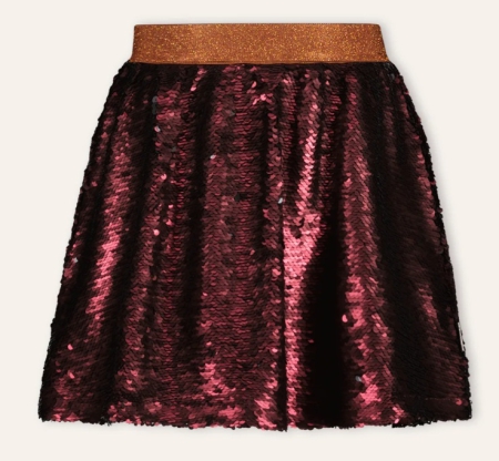 B.Nosy tule rok Rodee grape wine pailletten (Y409-5740-224)