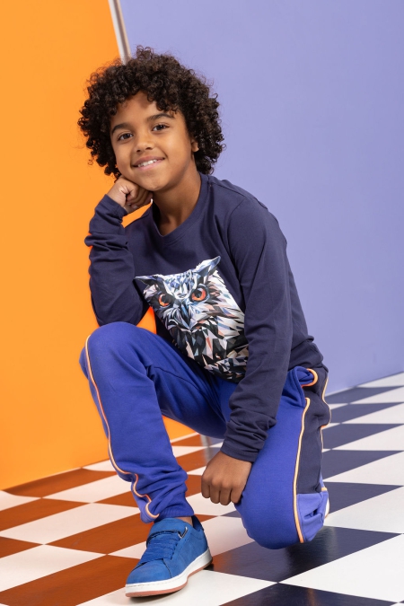 Louder! broek Brian clematis blue