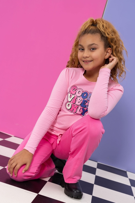 Louder! broek Lois shocking pink