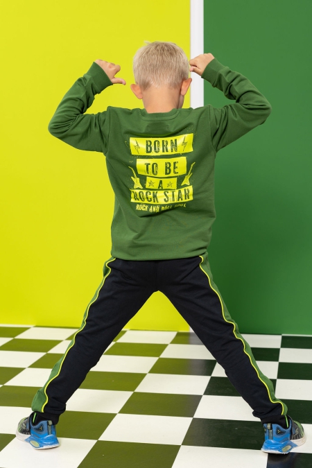 Louder! broek Verdi black