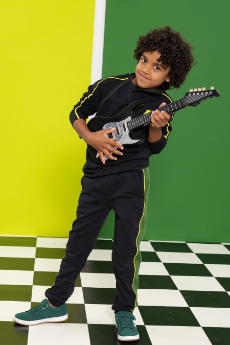 Louder! broek Verdi black