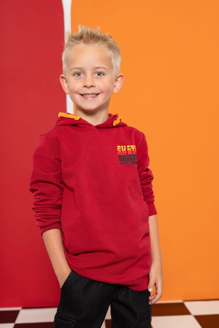 Louder! hoodie Jaxx red dahlia