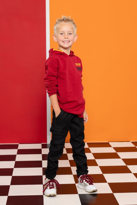 Louder! hoodie Jaxx red dahlia