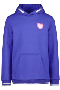 Louder! hoodie Martje clematis blue