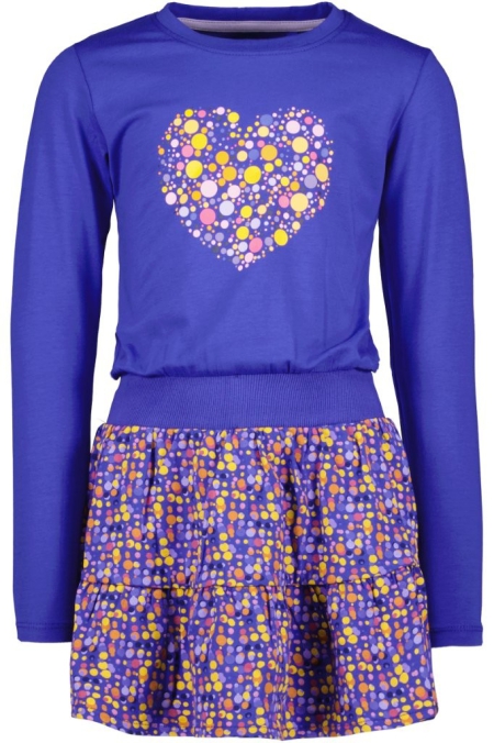 Louder! jurk Isa clematis blue