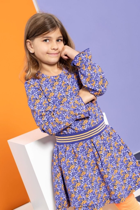 Louder! jurk Izzie twig aop