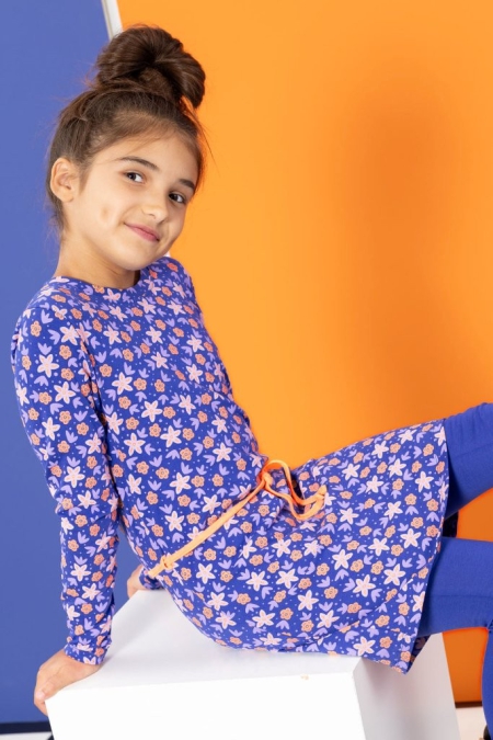 Louder! jurk Lucy flower aop