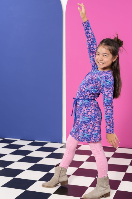 Louder! jurk Lucy graffiti aop