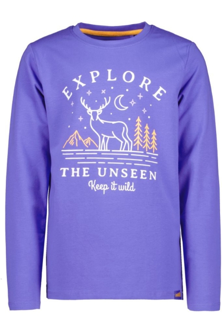 Louder! longsleeve Bert blue iris