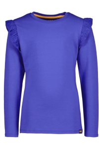 Louder! longsleeve Fieke clematis blue