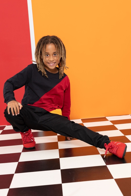 Louder! longsleeve Jasper colorblock