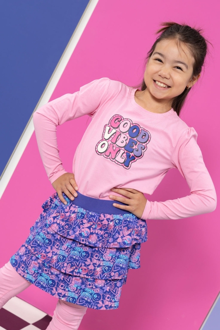 Louder! longsleeve Jenna begonia pink