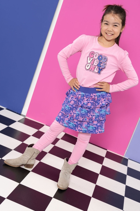 Louder! longsleeve Jenna begonia pink