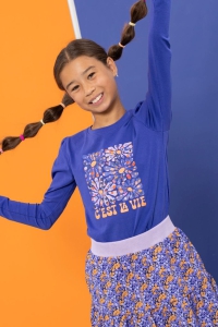 Louder! longsleeve Jenna clematis blue