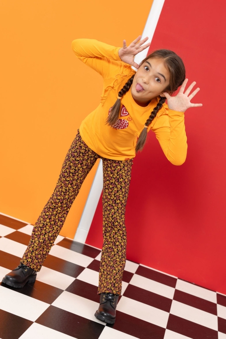 Louder! longsleeve Lou tangelo