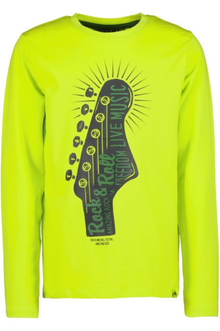 Louder! longsleeve Vince acid lime gitaar