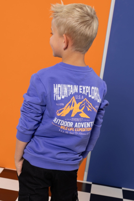 Louder! sweater Bodie blue iris