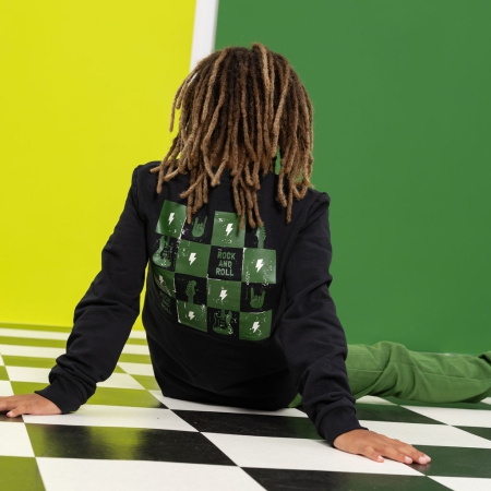 Louder! sweater Viggo black