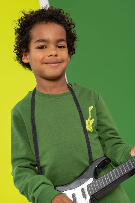 Louder! sweater Vito forest elf