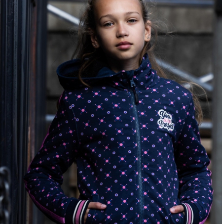 Borgvest Pom navy disco dot