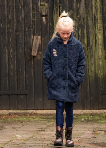 Borgvest Teddy Navy-Brown (valt ruim)