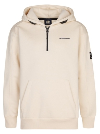 Petrol hoodie print raw sand (B3050-SWH115-1108)