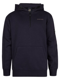 Petrol hoodie print royal navy (B3050-SWH115-5092)
