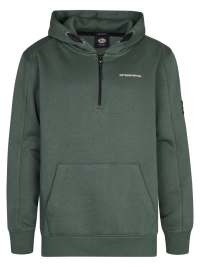 Petrol hoodie print green smoke (B3050-SWH115-6178)
