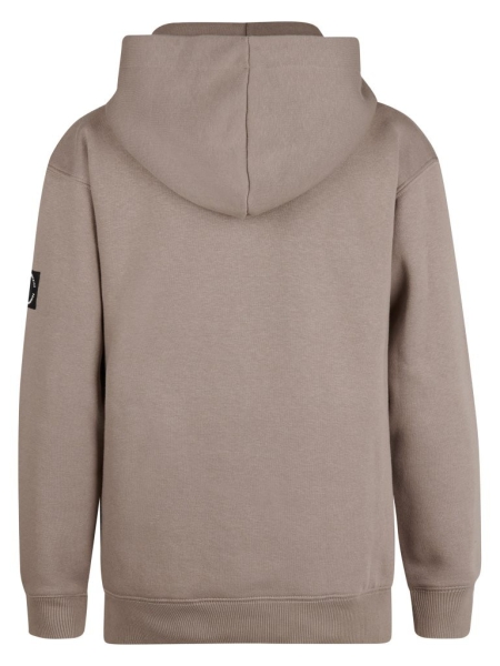 Petrol hoodie print dusty brown (B3050-SWH115-7147)