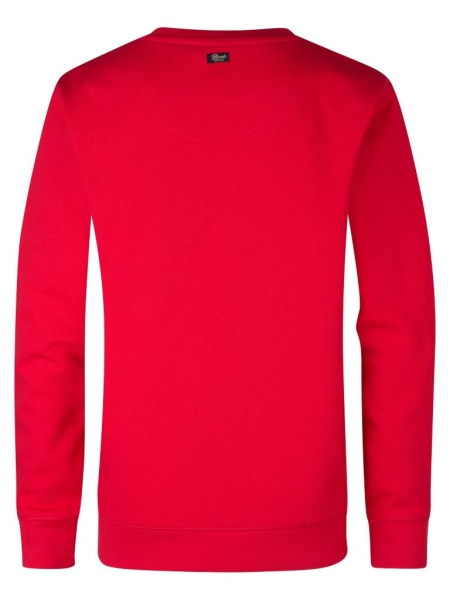 Petrol sweater round neck print bullseye red (B3050-SWR102-3173)