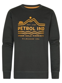 Petrol sweater round neck gun metal (B3050-SWR103-9112)