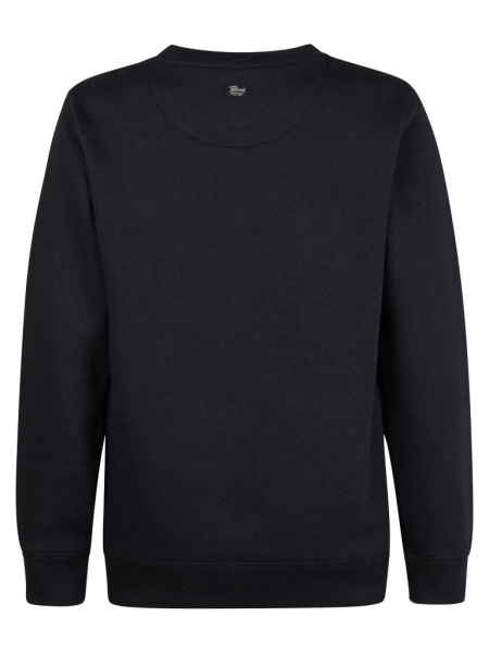 Petrol sweater round neck print deep black (B3050-SWR116-9111)