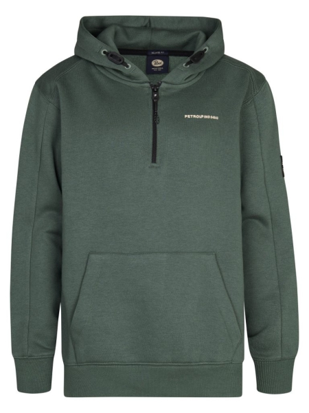 Petrol hoodie print green smoke (B3050-SWH115-6178)