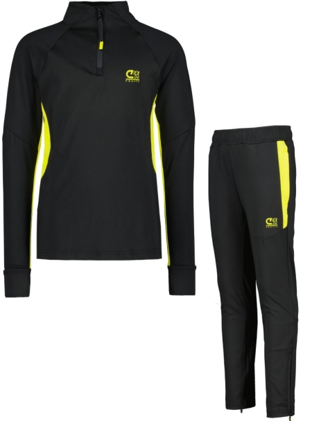 Cruyff Corner suit black yellow (CSAJ253901)