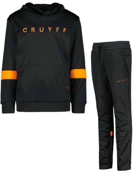Cruyff Fuerza suit black orange (CSAJ253900)