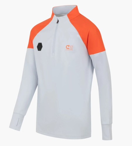 Cruyff Icon 1/4 Zip top charcoal grey (CSAJ251035-904)