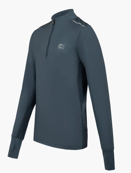 Cruyff Ametrine 1/4 zip top dark slate (CSAJ253061-903)