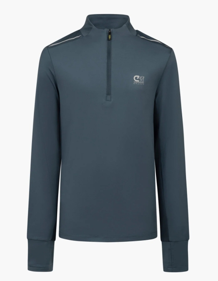 Cruyff Ametrine 1/4 zip top dark slate (CSAJ253061-903)