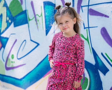 Louder! jurk Lucy leopard