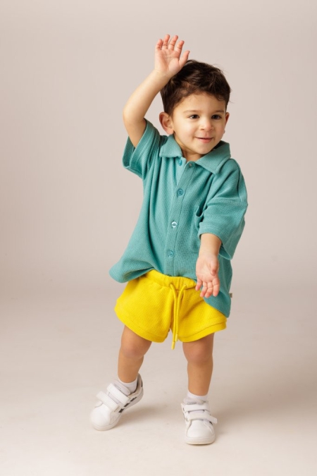 Livlig blouse Ebbe green (11-0101)