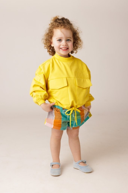 Livlig blouse Bodil YEL (11-0108)