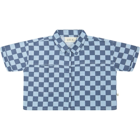 Livlig blouse Mia denim (11-0110)