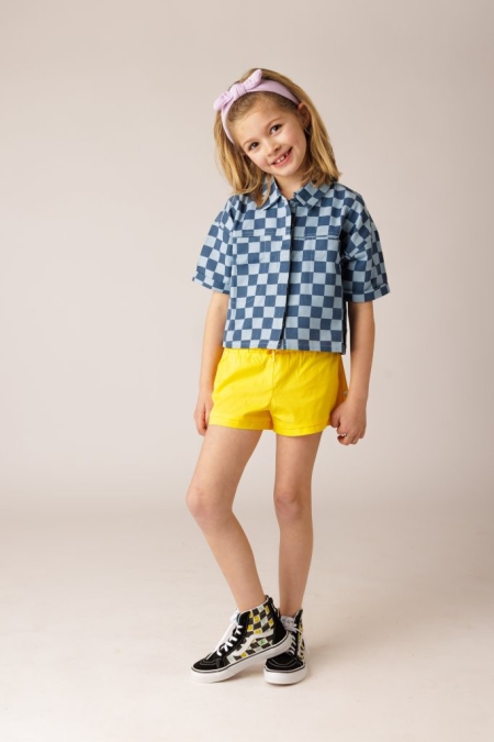 Livlig blouse Mia denim (11-0110)